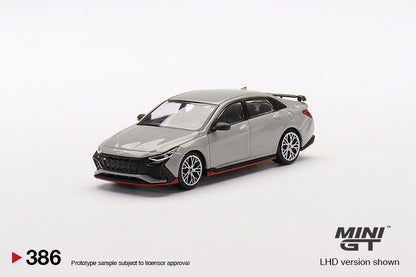 MiniGT 1:64 Hyundai Elantra N Cyber Grey Metallic MiJo Exclusive #386