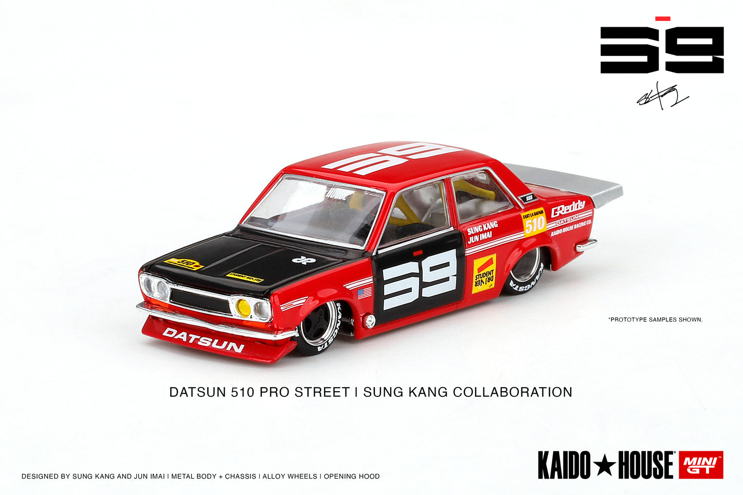 MiniGT x Kaido House 1:64 Nissan Datsun Pro Street SK510 Red