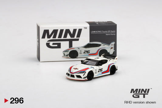 MiniGT LB WORKS Toyota GR Supra  Martini Racing MiJo Exclusive #296