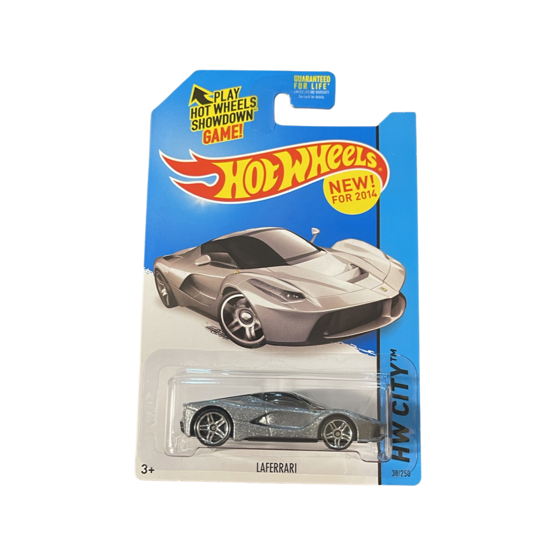 Hot Wheels 2014 Mainline Ferrari LaFerrari Silver