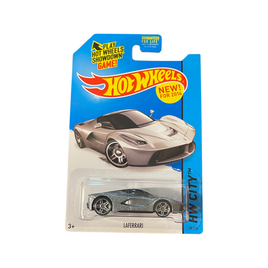 Hot Wheels 2014 Mainline Ferrari LaFerrari Silver