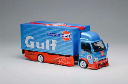 Peako X Micro Turbo 1:64 Custom Flatbed Tow HKS / Gulf Racing Limited