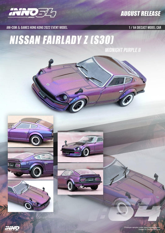 Inno64 1:64 Nissan Fairlady Z S30 Midnight Purple II