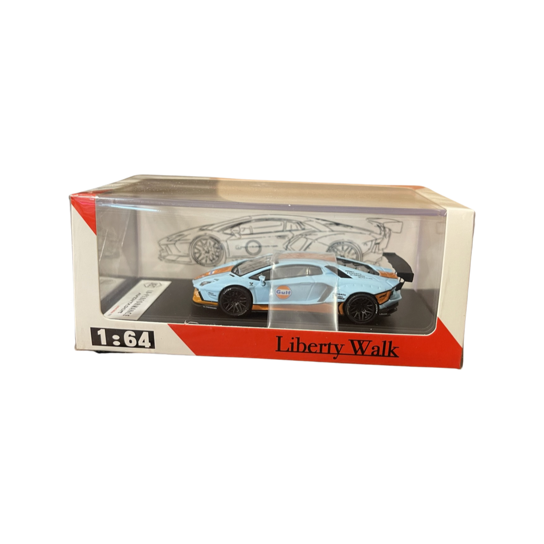 JEC 1:64 Liberty Walk Lamborghini Aventador Gulf