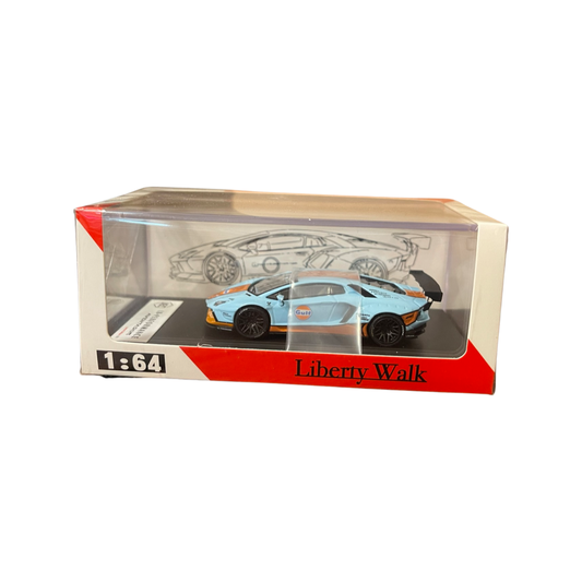 JEC 1:64 Liberty Walk Lamborghini Aventador Gulf