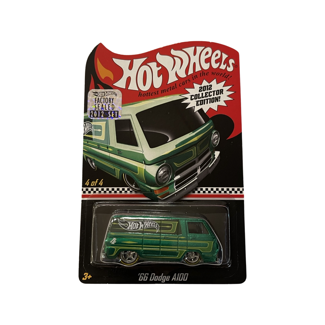 Hot Wheels 2012 Mail In Promotion Factory Sealed Collector Edition Set of 4