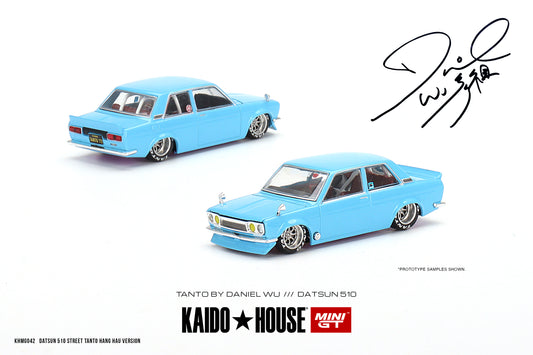 MiniGT x Kaido House 1:64 Datsun 510 Street Tanto V2 Blue