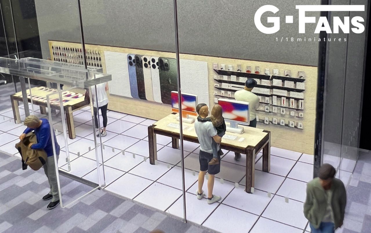 G-Fans 1:64 Diorama Apple Store Building