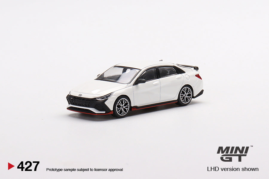 MiniGT 1:64 Hyundai Elantra N Ceramic White - Mijo Exclusive #427