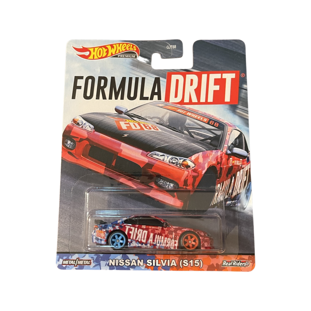 Hot Wheels Premium Boulevard Formula Drift Card Variation Nissan Silvia S15