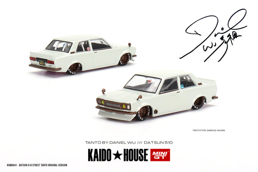 MiniGT x Kaido House 1:64 Datsun 510 Street Tanto V2 White