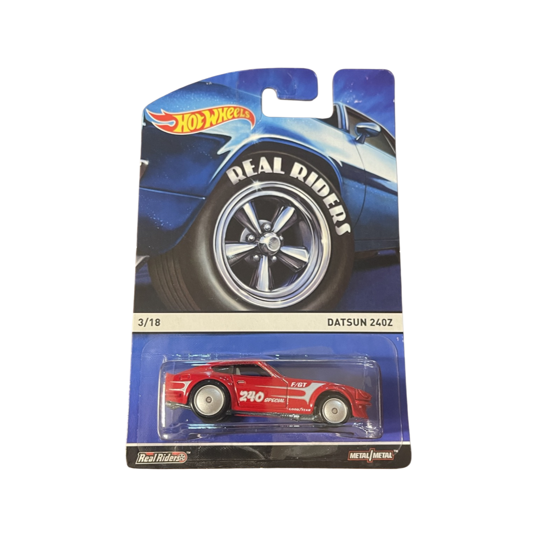 Hot Wheels 2014 Premium Real Riders Series Datsun 240Z Red