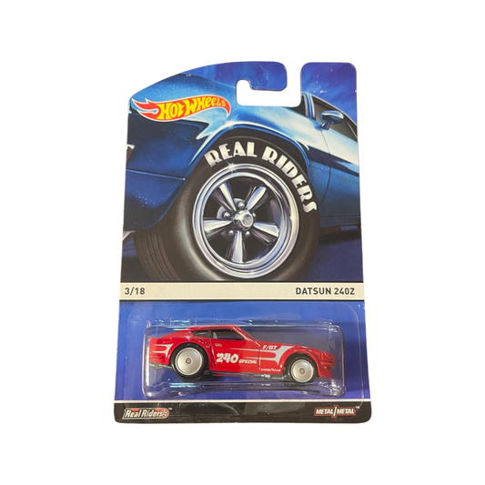 Hot Wheels 2014 Premium Real Riders Series Datsun 240Z Red