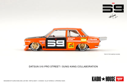 MiniGT x Kaido House 1:64 Nissan Datsun 510 Pro Street SK510 Orange