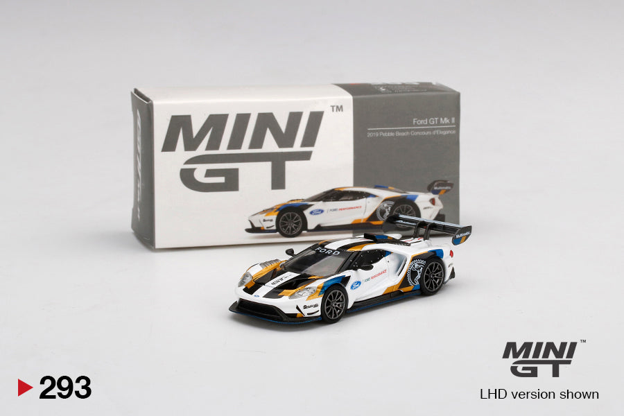 MiniGT Ford GT MK II 2019 Pebble Beach Concours d'Elegance MiJo Exclusive #293