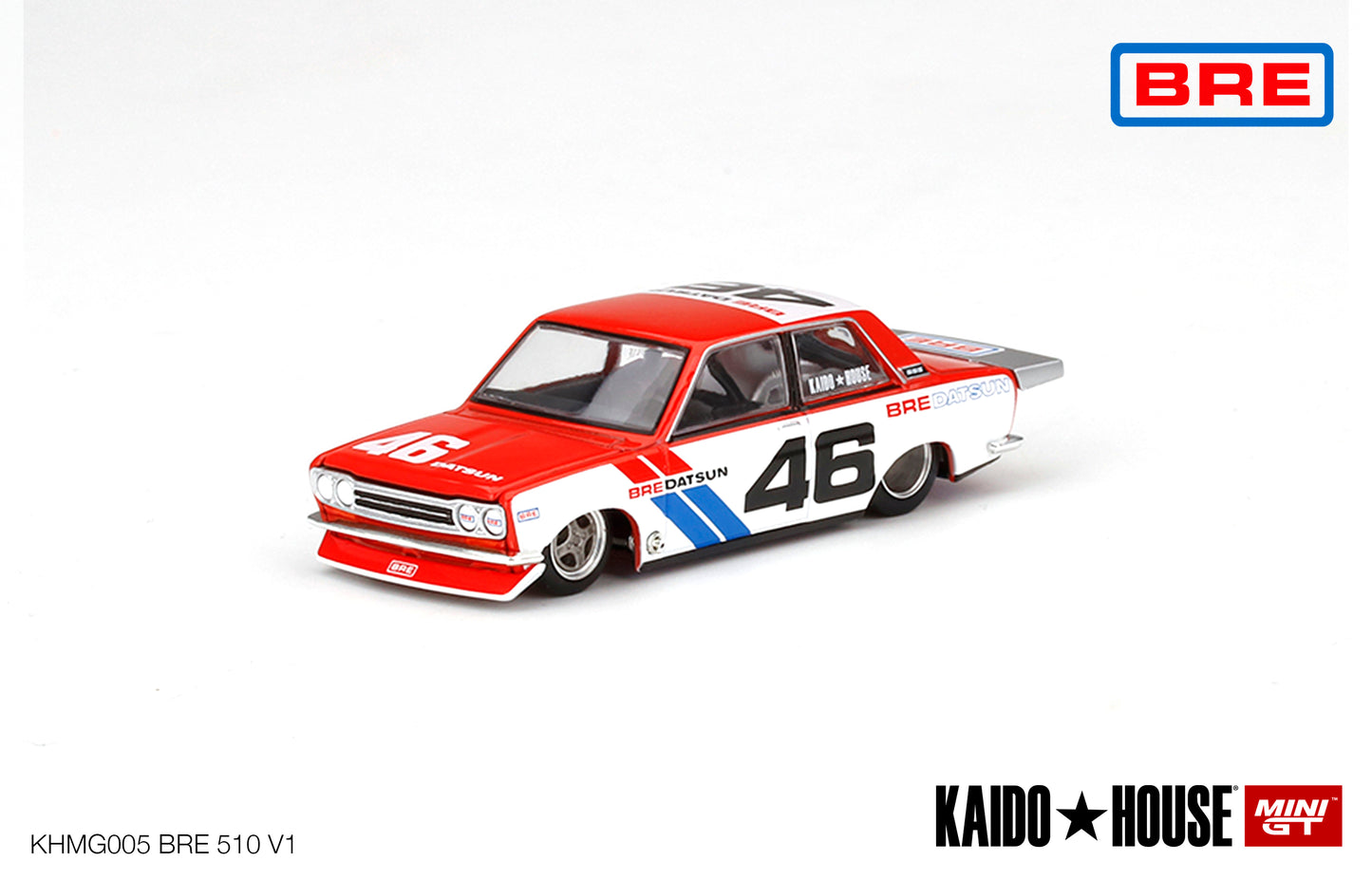 MiniGT x Kaido House 1:64 Nissan Datsun 510 Pro Street BRE510 V1