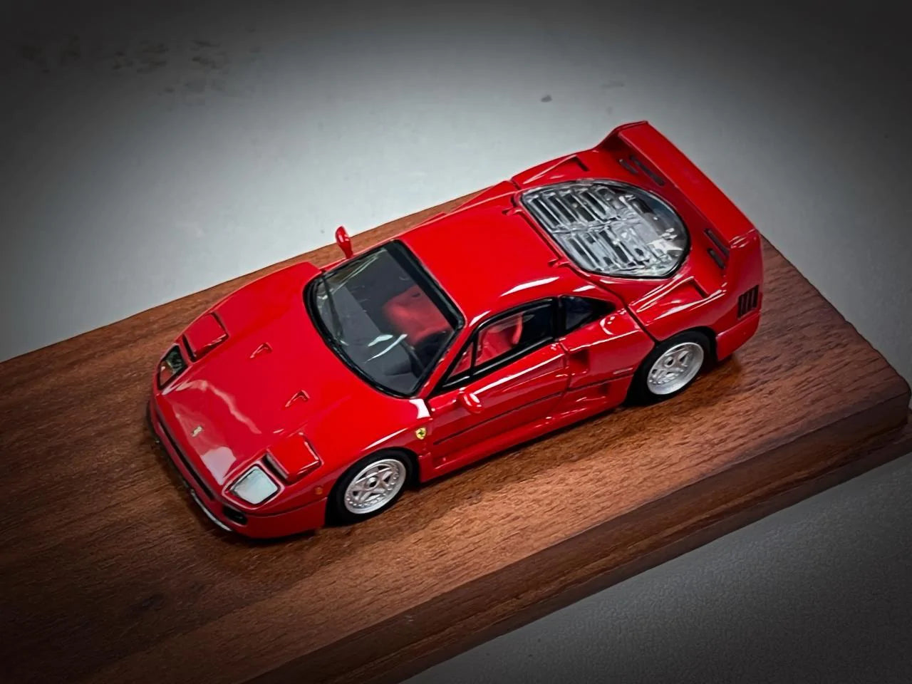 PGM 1:64 Ferrari F40 Red With Fully Opening Compartments