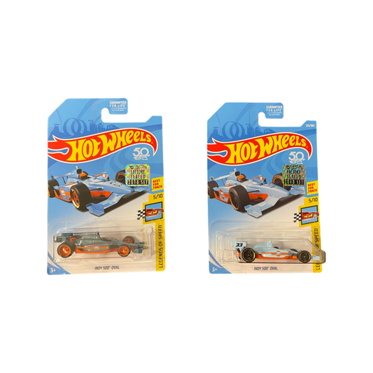Hot Wheels 2018 Super Treasure Hunt Indy 500 Oval Pair Factory Sealed
