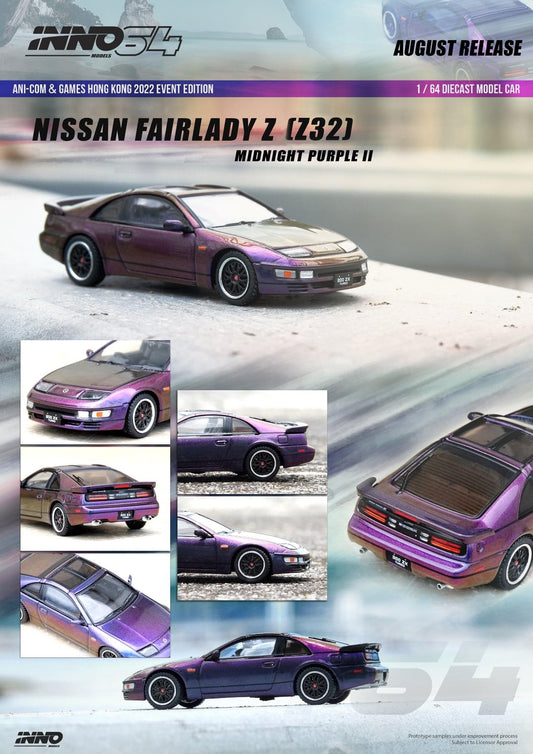 Inno64 1:64 Nissan Fairlady Z Z32 Midnight Purple II