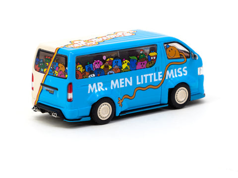 Tarmac Works 1:64 Oil Can Toyota Hiace Widebody Mr. Men Little Miss 50th Anniversary Hobby64