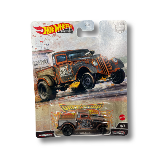 Hot Wheels 2023 Premium Car Culture Dragstrip Demons ‘33 Willys Chase