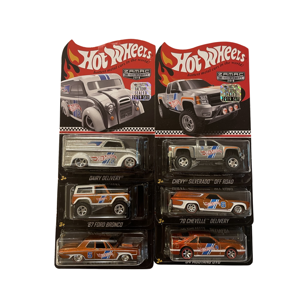 Hot Wheels 2019 Mail In Promotion Factory Sealed Collector Edition Set of 6