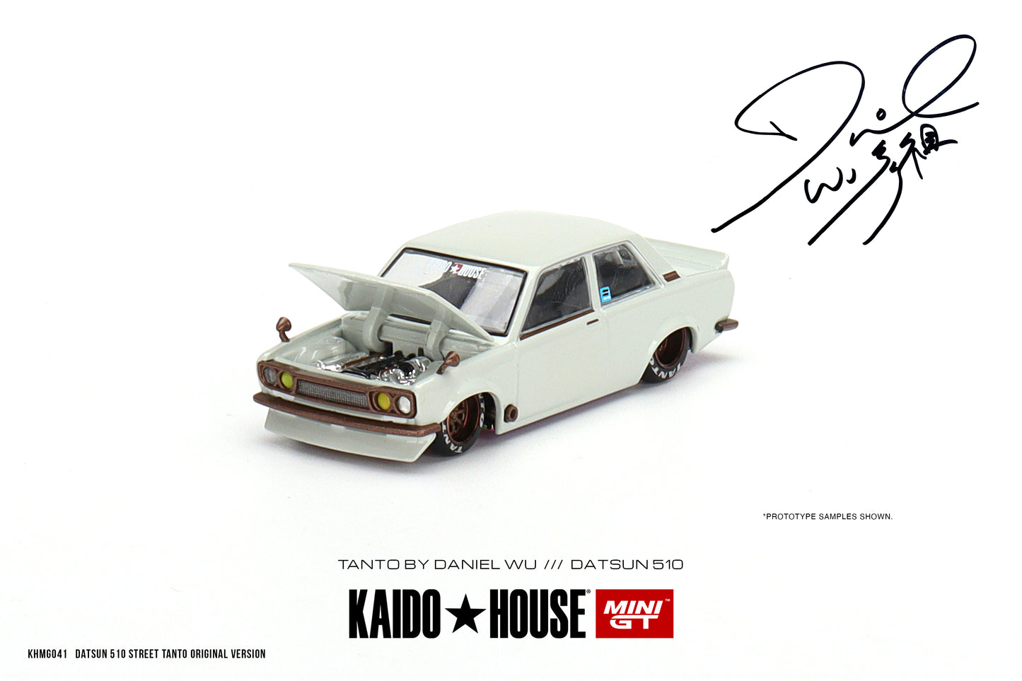 MiniGT x Kaido House 1:64 Datsun 510 Street Tanto V2 White