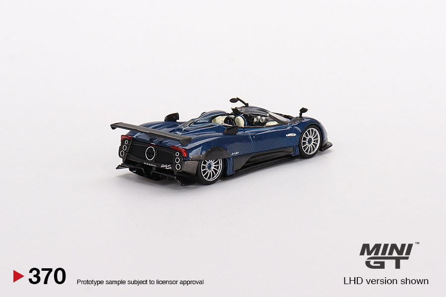 MiniGT 1:64 Pagani Zonda HP Barchetta Blue Tricolore MiJo Exclusive #370