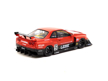 Tarmac Works 1:43 LBWK LB-ER34 Super Silhouette SKYLINE #5 - HOBBY43