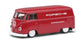 Tarmac Works X Schuco 1:64 Volkswagen VW T1 Low Rider Box Van - Red “Porsche Renndienst”