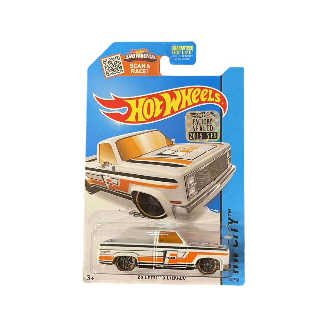 Hot Wheels 2015 Mainline Chevrolet ‘83 Chevy Silverado Factory Sealed Toys R Us Exclusive