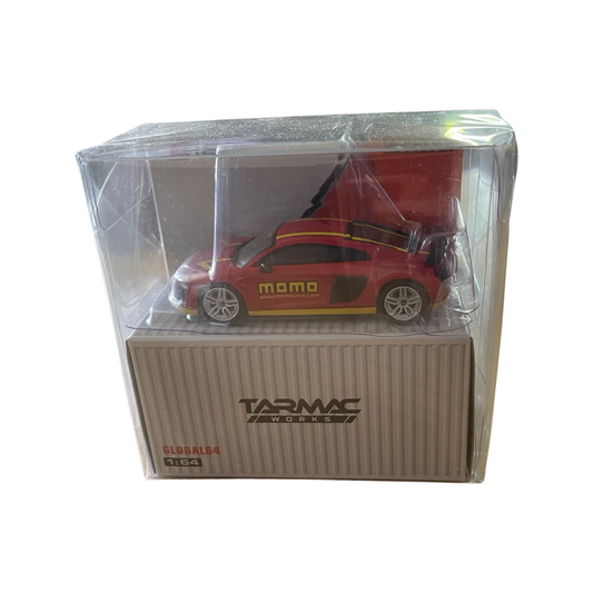 Tarmac Works 1:64 Global64 Audi R8 V10 Plus Red MOMO