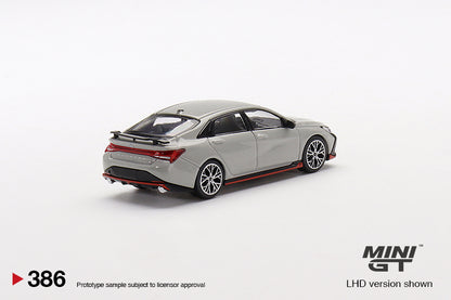 MiniGT 1:64 Hyundai Elantra N Cyber Grey Metallic MiJo Exclusive #386