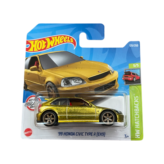 Hot Wheels 2022 Super Treasure Hunt ‘99 Honda Civic Type R EK9 Gold Short Card