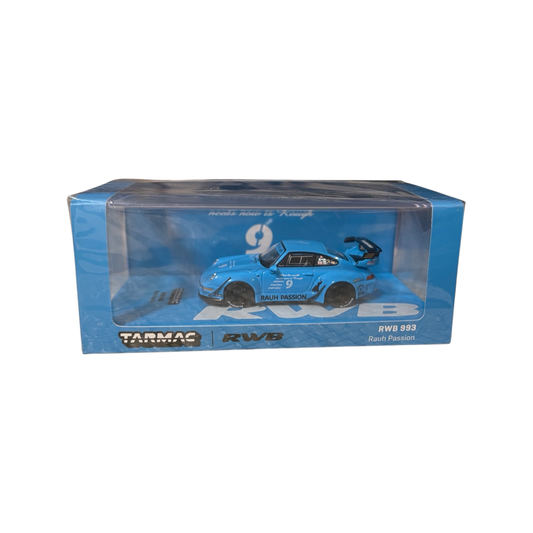 Tarmac Works 1:64 RWB 993 Rauh Passion Blue