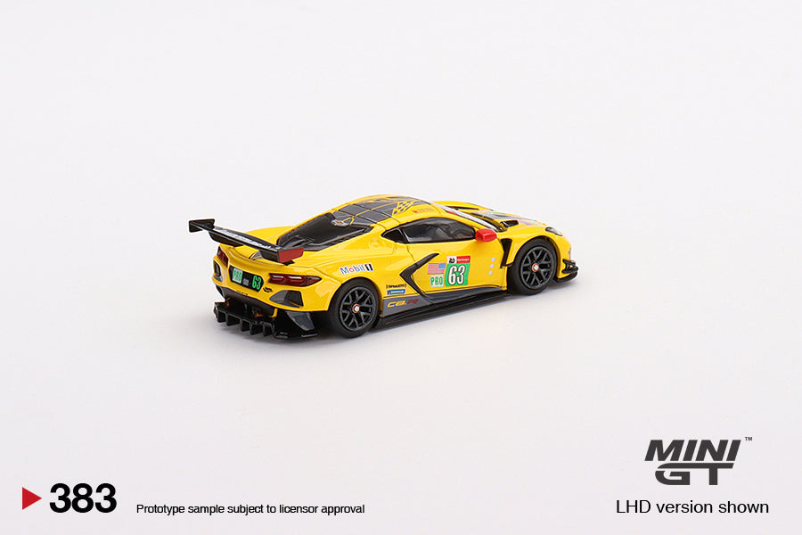 MiniGT 1:64 Chevy Chevrolet Corvette C8.R #63 2021 Le Mans 24 Hrs GTE PRO 2nd Place - MiJo Exclusive #383