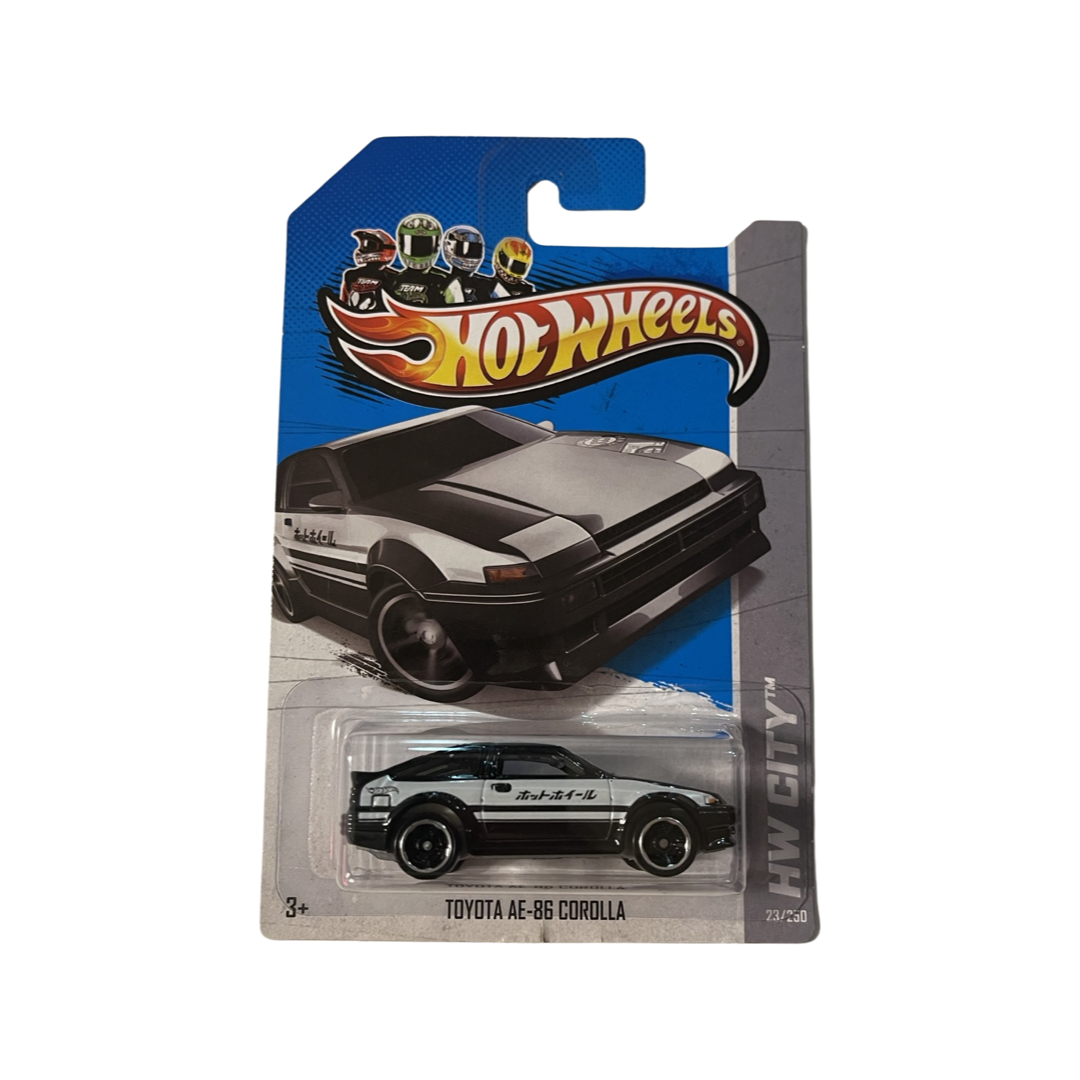 Hot Wheels 2013 Mainline Toyota Corolla AE-86 Black