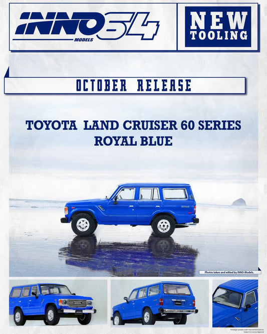 Inno64 1:64 Toyota Land Cruiser FJ60 Blue