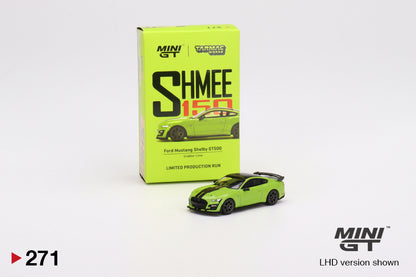 MiniGT X Tarmac Works Ford Mustang Shelby GT500 Grabber Lime Shmee 150 Collection #271