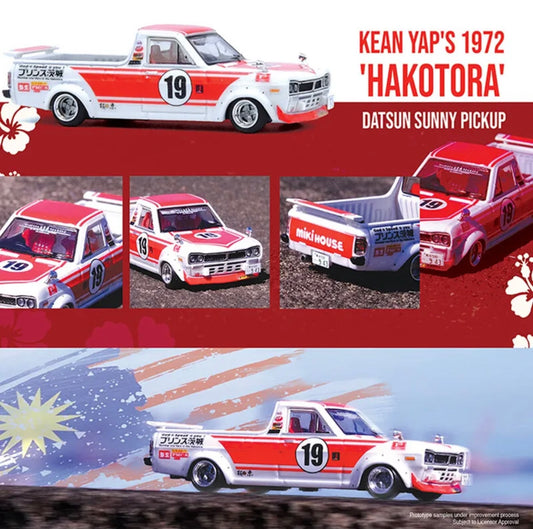 Inno64 1:64 Nissan Sunny "Hakotora" Pick Up Kean Yap's Malaysia Special Edition