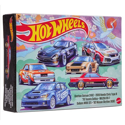 Hot Wheels 1:64 2022 Japanese JDM Import Theme Multipack 6 Cars Set