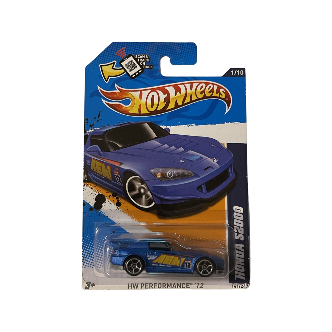 Hot Wheels 2012 Mainline Honda S2000 AEM Blue