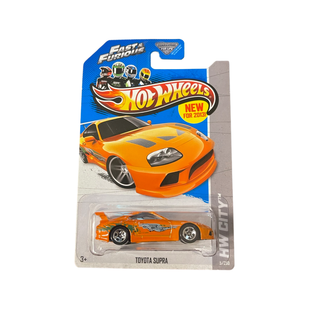 Hot Wheels 2013 Mainline Fast & Furious Toyota Supra Orange