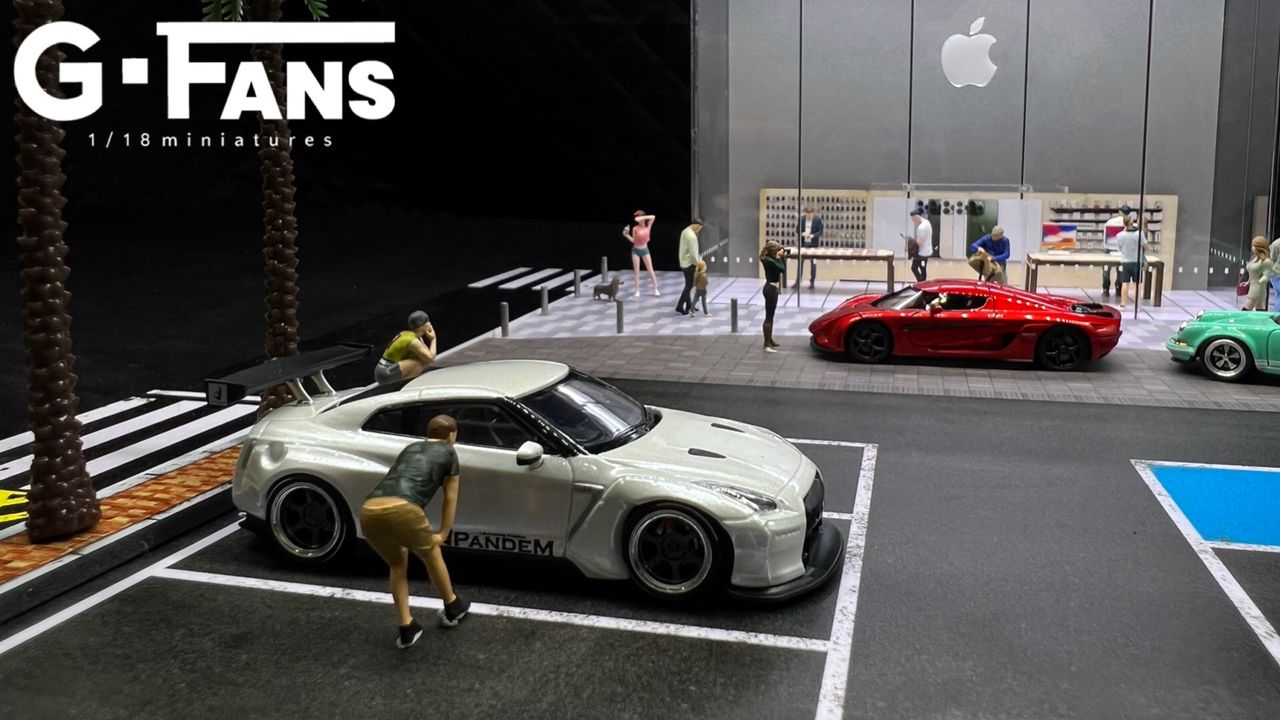 G-Fans 1:64 Diorama Apple Store Building