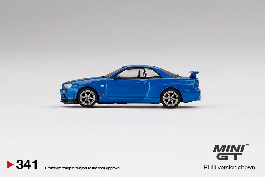 MiniGT 1:64 Nissan Skyline GT-R (R34) V-Spec II Bayside MiJo Exclusive #341