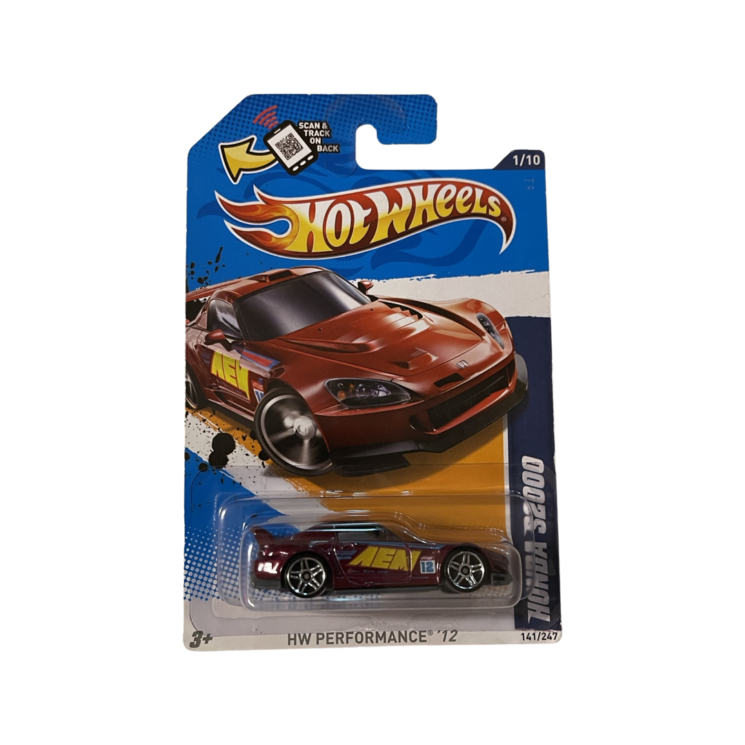 Hot Wheels 2012 Mainline Honda S2000 AEM Red