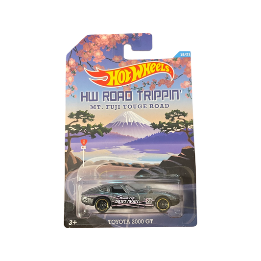 Hot Wheels 2015 Road Trippin Mt. Fuji Road Toyota 2000GT