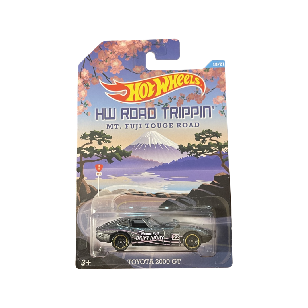 Hot Wheels 2015 Road Trippin Mt. Fuji Road Toyota 2000GT