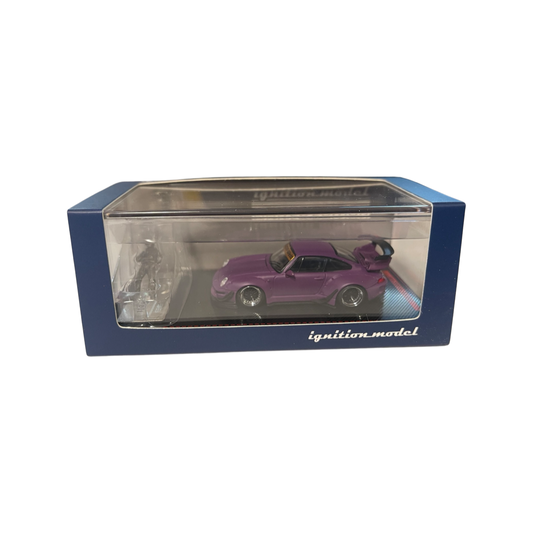 Ignition Model 1:64 RWB 993 Matte Purple Rotana With Nakai Figure