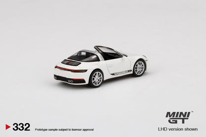 MiniGT Porsche 911 Targa 4S White MiJo Exclusive #332